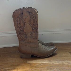Brown Western Leather Boots